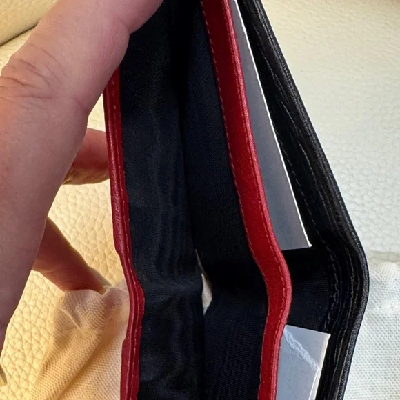 Salvatore Ferragamo Revival Bi-fold Black Textured Wallet